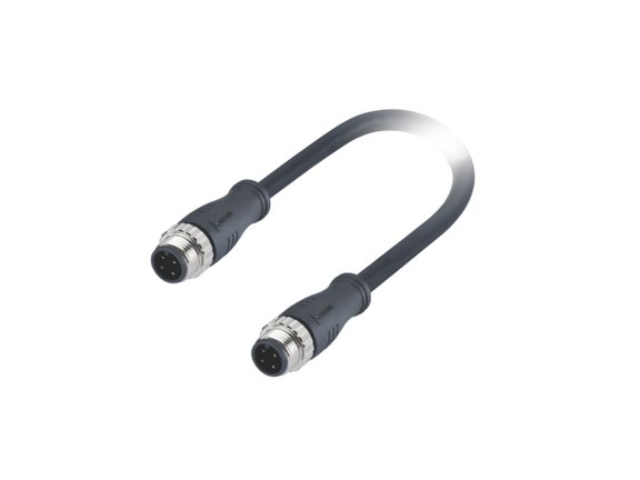 EPIC® M12A male to male straight molded cable