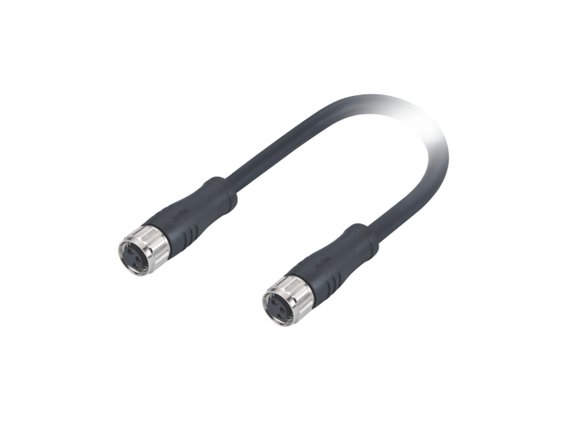 EPIC® M8A female to female straight molded cable