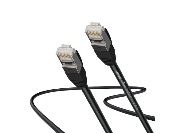 ETHERLINE® LAN Cat.6A 0,25 BK
