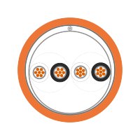 ÖLFLEX® FIRE 6387 OS 1x2x1 BK/RD