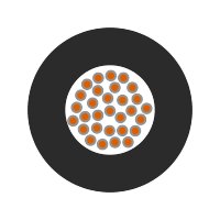 ÖLFLEX® HEAT 180 SiF A 1x0,25 GNYE