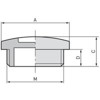 SKINDICHT® BLK-GL-M 12X1.5 +O-RING BK