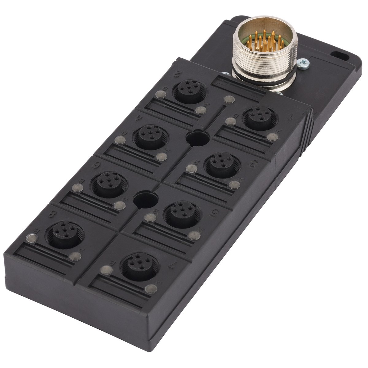 Distribution box M12 with master cable 4-pin 配电盒