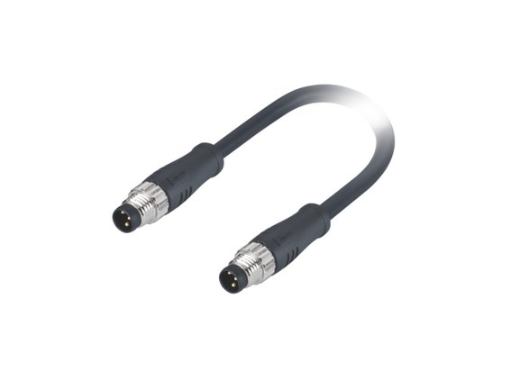 EPIC® M8A male to male straight molded cable
