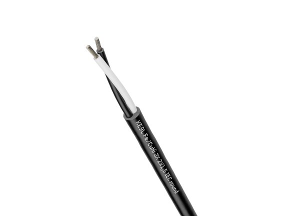 Extension- and compensating cables, paired